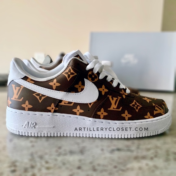 Nike Air Force 1 One Low LV custom sneakers - Picture 6 of 7